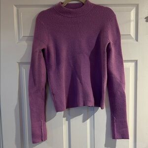 Ann Taylor Lavender Mockneck Sweater